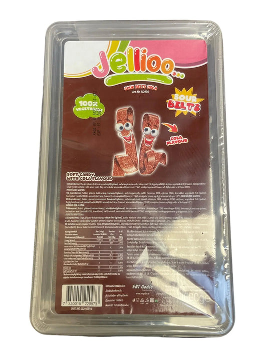 Jellioo Halal Sour Belt Cola / 1kg