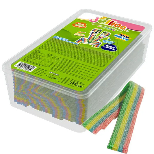 Jellioo Halal Sour Belt Rainbow / 1kg