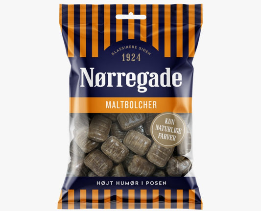 Norregade Maltbolcher 100g x 24st / 240kg