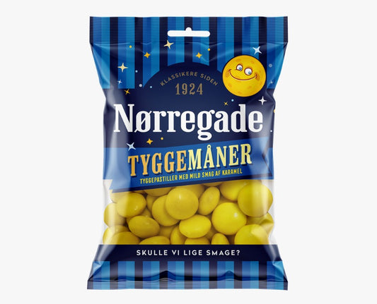 Norregade Tyggemåner 100g x 24st / 2,40kg