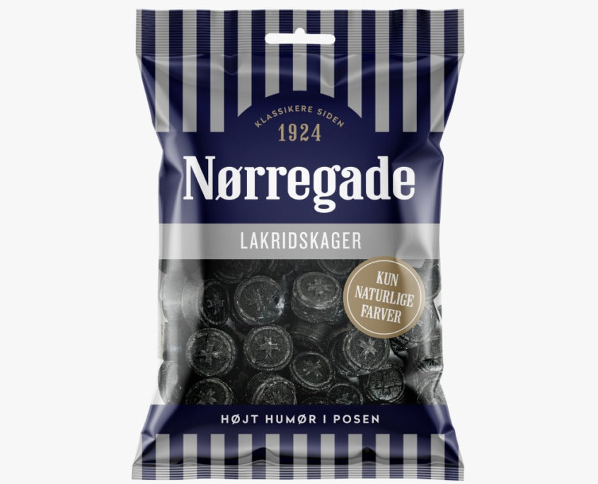 Norregade Lakridskager 100g x 24st / 2,40kg