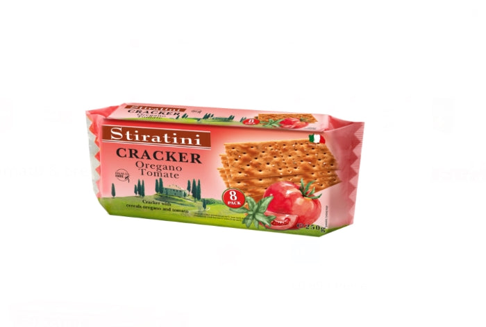 Crackers Tomato & Oregano 250g x 12st / 3kg