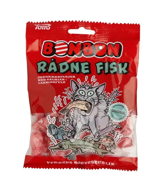 Toms Bonbon Rådne Fisk 125g x 16st / 2kg