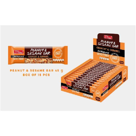 Crunchy Sesame & Peanut Bar 45g x 15st / 0,675kg