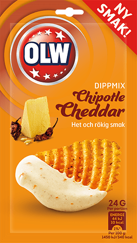 OLW Dipp Chipotle & Cheddar 24g x 16st / 0,384kg