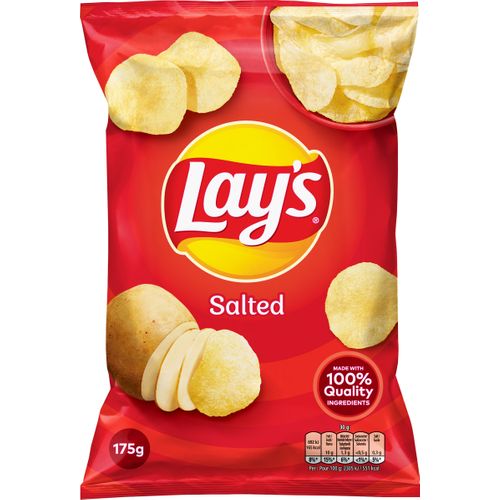 Lays Salted 175g x 18st / 3,15kg