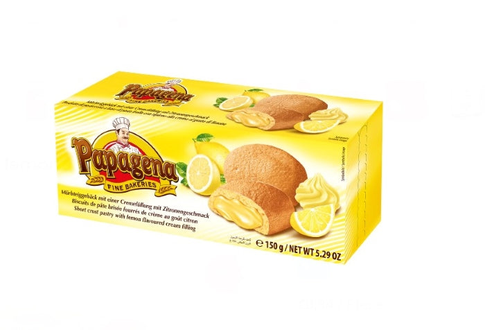 Biscuits with Lemon Filling 150g x 18st / 2,70kg