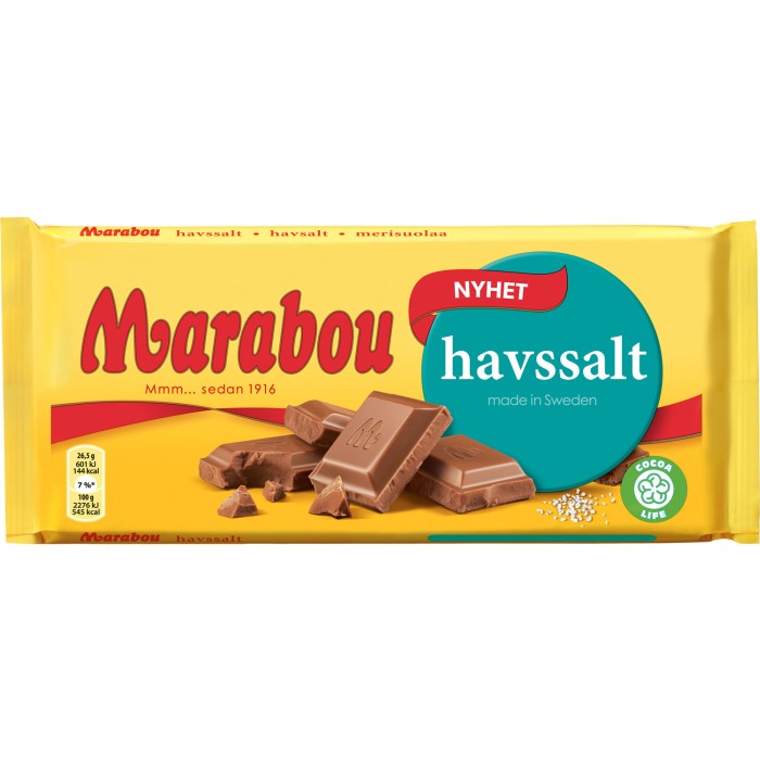 Marabou Kaka Havssalt 185g x 17st / 3,145kg