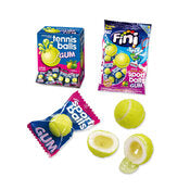 Fini Tennis Balls Gum 5g x 200st / 1kg