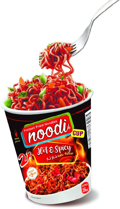 Noodi Noodle Cup Hot & Spicy 60g x 24st / 1,44kg