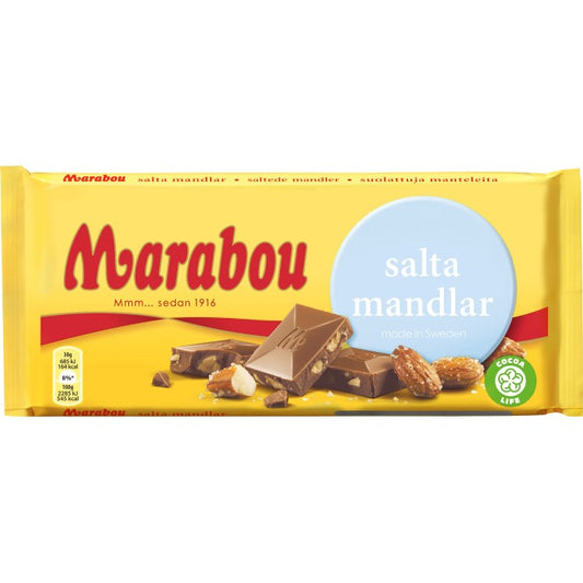 Marabou Kaka Salta Mandlar 200g x 16st / 3,20kg