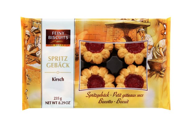 Biscuits with Sour Cherry Tray 235g x 18st / 329kg