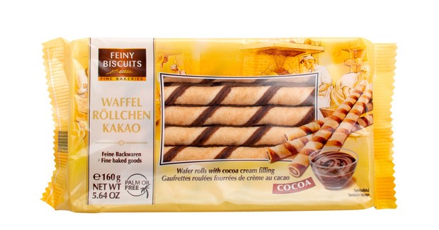 Wafer Rolls Cocoa 160g x 22st / 352kg