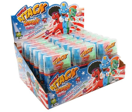 Triple Attack Candy Spray 15ml x 18st / 0,27kg