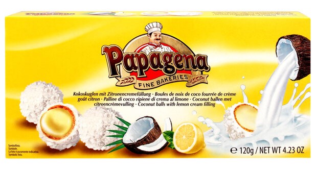 Wafer Balls Lemon Cream 120g x 18st / 2,16kg