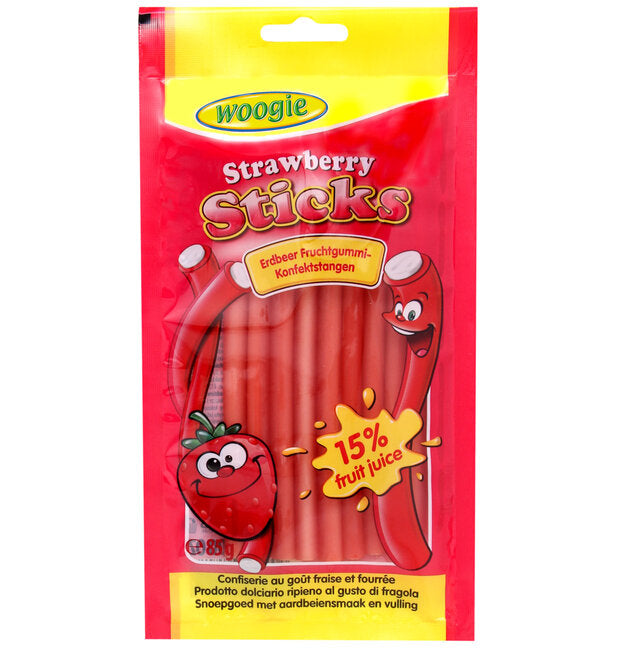 Strawberry Sticks 85g x 18st / 1,53kg