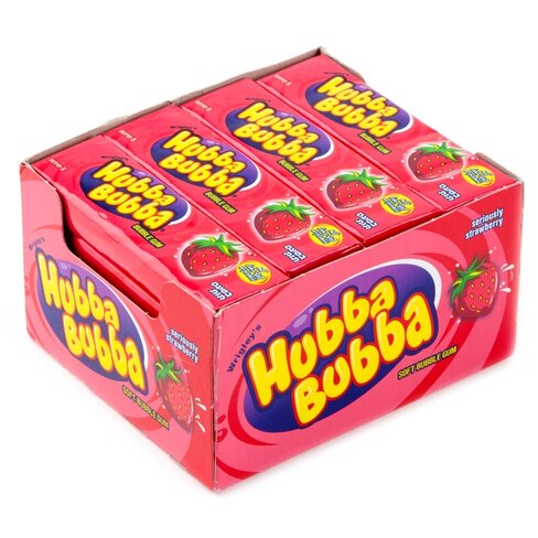 Hubba Bubba Strawberry 35g x 20st / 0,7kg