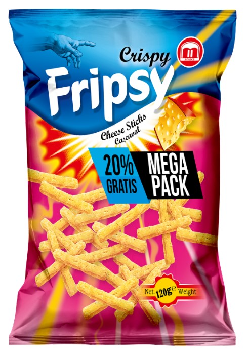 Fripsy Cheese Sticks 120g x 12st / 1,44kg