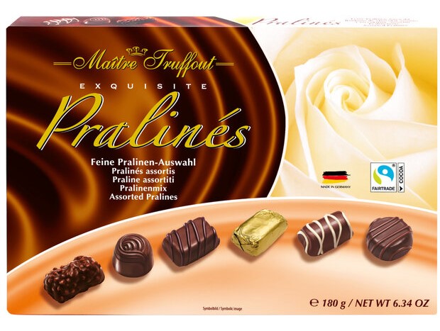 Pralines Gift Box Exquisite 180g x 8st / 1,44kg