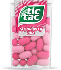 Tic Tac Strawberry Mix T1 18g x 12st / 0216kg