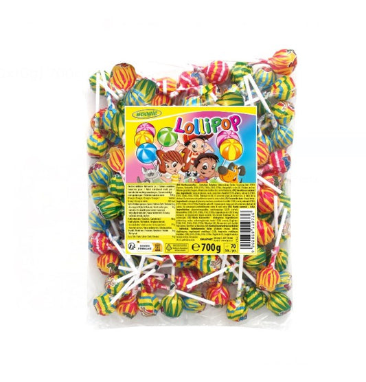 Woogie Lollipops 70x10g / 0,70kg