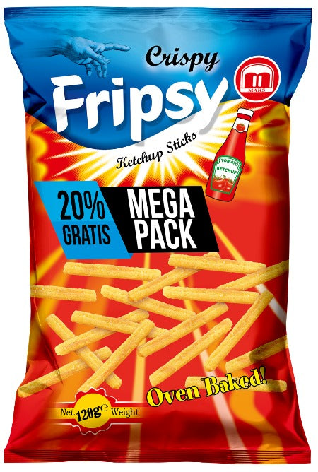 Fripsy Ketchup Sticks 120g x 12st / 1,44kg