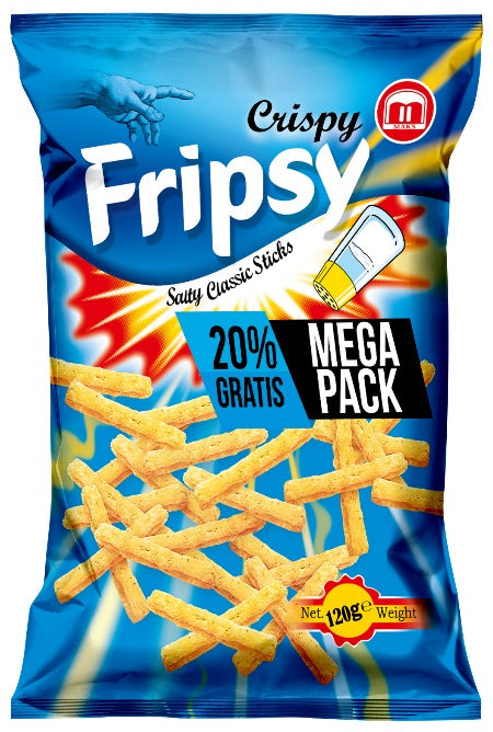 Fripsy Salt Sticks 120g x 12st / 1,44kg