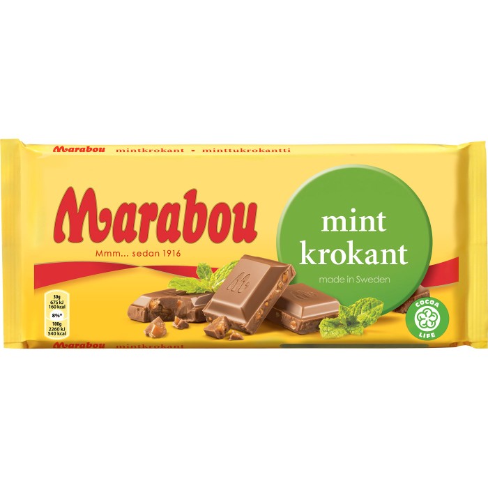 Marabou Kaka Mintkrokant 200g x 15st / 3kg