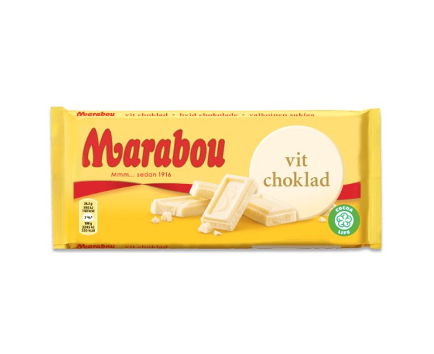 Marabou Kaka Vit Choklad 180g x 15st / 270kg