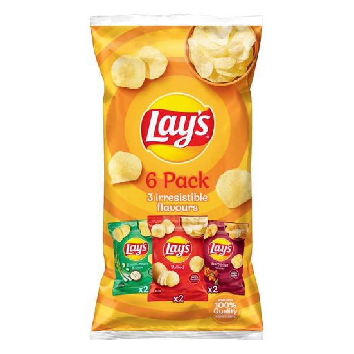 Lays 6-Pack 165g x 14st / 2,31kg