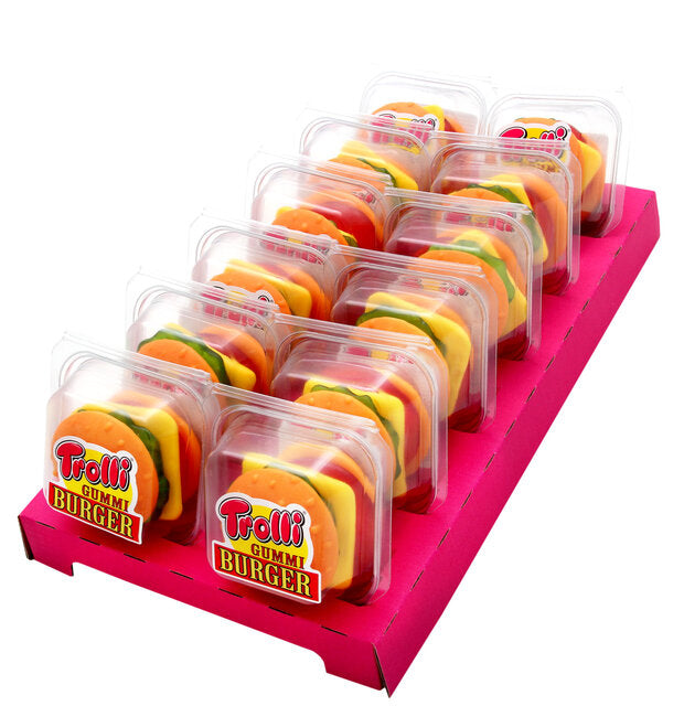 Trolli Burger Display 50g x 24st / 120kg